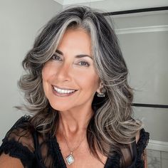 Mum Hair, Dark Waves, Pepper Hair, Mahogany Hair, Silver White Hair