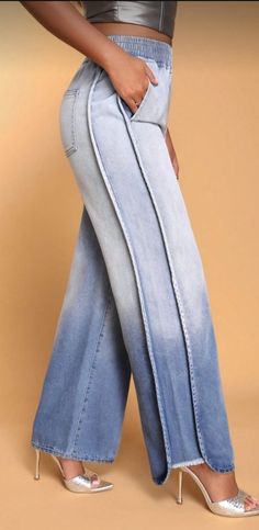 High West Jeans, Altering Clothes, Denim Crafts, Denim Diy, Upcycled Fashion, Jeans Diy, Recycled Denim, Refashion Clothes