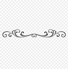 a black and white border with hearts in the center on a transparent background png