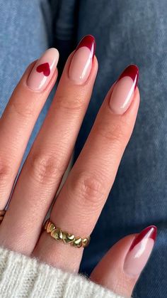 21 Romantic Red Manicures Perfect for Valentine's Day Red Short Nails Ideas, Red Nail Ideas, Nutrition And Mental Health, Red Manicure, Hair Concerns, Lip Hair, Body Hair Removal, Red Nail, True Red