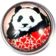 Panda Bear in Blanket Snap - Gracie Roze Blanket Snap, Snap Jewelry, Panda Bear