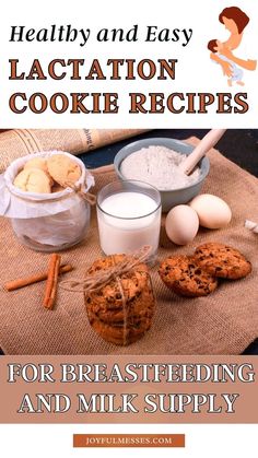 Looking for tasty snacks that can help boost your milk supply? These healthy and easy lactation cookie recipes are perfect for breastfeeding moms! Packed with breastfeeding-friendly ingredients, these cookies make great snacks for nursing moms on the go. Whether you need a quick energy boost or something delicious to enjoy while feeding your baby, this list has you covered.  These lactation cookies can support your breastfeeding journey in a yummy way! Snacks For Nursing Moms, Lactation Recipes Easy, Lactation Boosting Foods