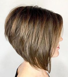 Medium Stacked Bob Hairtyles, Bob Blonde Long Stacked, Layered Short Haircut, Bob Layered Short Stacked... 2023 Stacked Bob Haircuts, Stacked Bob Thick Hair, Edgy Layered Bob, Medium Length Stacked Haircuts, Stacked Chin Length Bob Haircut, Stacked Angled Bob Haircut For Fine Hair, A Line Bob Medium, Stacked Angled Bob, Bob Pendek