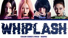 four girls with different hair colors and the words whip flash in front of their faces