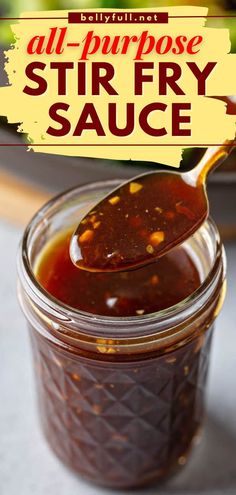 Stir Fry Sauce {All-Purpose}, homemade sauces Best Stir Fry Sauce, Beef Stir Fry Sauce, Best Stir Fry, Fry Sauce Recipe, Stir Fry Sauce Easy, Homemade Stir Fry Sauce, Stir Fry Sauce Recipe, Asian Dipping Sauce, Homemade Stir Fry