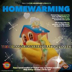 there is a advertisement for a homewarming project