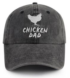 PRICES MAY VARY. This is The Perfect Funny Farm Cock Hat For Any Chicken Loving Farming Papa, Dad, Daddy, You Know That Loves Hens, Roosters, Chooks, Chickens. This Farmer Hat Is Perfect For Wearing To The Farm, Coop, Or Ranch. Great Chicken Themed Gifts For Fathers Days, Valentines Day, Easter, Halloween, Christmas, New Year Or Birthday. Chicken Daddies Hat High Quality Material: Our Chicken Hat is Made Of High Quality 100 Percent Cotton, Lightweight, Comfortable, Breathable And Reusable, Best Chicken Daddies, Farm Hats, Birthday Chicken, Chicken Clothes, Chicken Accessories, Chicken Hats, Vintage Chicken, Chicken Mom, Chicken Hen