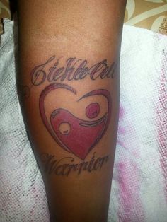 a woman's leg with a tattoo on it that says believe, warrior and heart