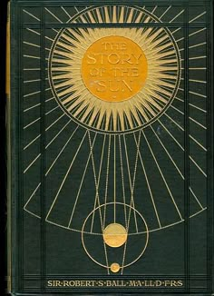 a book cover with an image of the sun