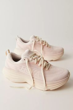 HOKA® Bondi 8 Sneakers | Free People Free People Hoka Shoes, Hoka Shoes Bondi 8, Hoka Boots, Hoka Outfit, Hoka Shoes Woman, Created Colorful, Cute Running Shoes, Hoka Bondi 8, Jordan Yeezy