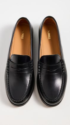 Find ALOHAS Rivet Loafers on Editorialist. Upper: Cowhide. Lining: Leather. Penny vamp strap. Round toe. Leather sole with rubber patch. Made in Portugal. This item cannot be gift-boxed. Rubber Patch, Penny, Shoes Flats, Mood Board, New Arrivals, Portugal, Loafers, Luxury Fashion, Leather