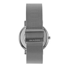 Discover timeless elegance and modern design with the Skagen Signatur Three-Hand Gray Steel Mesh Watch SKW6577. This sophisticated timepiece is perfect for those who appreciate clean lines and versatile style. Eco-Friendly Craftsmanship: Made with at least 50% recycled stainless steel, contributing to a sustainable future. Sleek Design: Features a 40mm case diameter with a minimalist, modern aesthetic that complements any outfit. Reliable Performance: Equipped with quartz movement and water-resistant up to 30 meters, ensuring durability and precision. Minimalist Business Watch With Rectangular Dial, Minimalist Analog Watches For Formal Occasions, Modern Stainless Steel Chronograph Watch For Business, Modern Silver Watch With Rectangular Dial, Minimalist Analog Watch With Rectangular Dial, Modern Silver Watches With Rectangular Dial, Minimalist Formal Watch With Round Dial, Minimalist Quartz Watches For Work, Minimalist Round Formal Watches