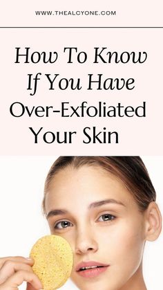 Signs of over-exfoliation include dry skin, flakey and rough skin, redness, itchiness, your skin is shinier than normal and your skin is irritated and hypersensitive. Best Exfoliators, Shiny Skin, Rough Skin, Glowing Complexion, Signs And Symptoms, The Signs, Radiant Skin, Diy Food Recipes, Smooth Skin