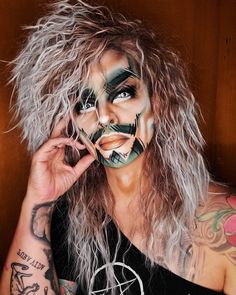 Landon Cider, Burlesque Makeup, Fake Beards, New Makeup Ideas, Creepy Makeup