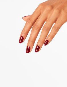 Como Se Llama? - Nail Lacquer | OPI Burgundy Nail Polish, Opi Gel Nail Polish, Vibrant Nail Colors, Interview Nails, Soft Autumn Palette, Black Nail Design, Nails Acrylic Designs, Nails Design Fall, Opi Gel Nails