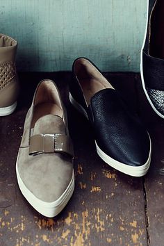 All Black Pointed Leather Sneakers - anthropologie.com Love these Trendy Womens Sneakers, Anthropologie Shoes, All About Shoes, Fabulous Shoes, Shoe Closet, Crazy Shoes, Suede Sneakers, Shoe Lover, Flat Sneakers