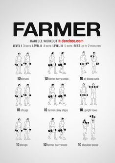 a poster with the instructions for how to do a dumbble barbell squat exercise