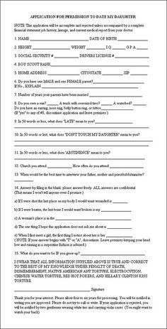 the sample form for an application to write a statement