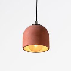 a light that is hanging from a ceiling