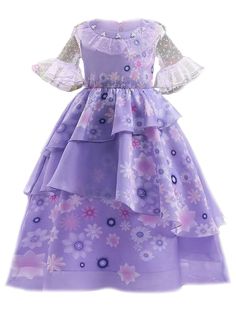 DS567-1_4.jpg?0 Flower Party Dress, Halloween Princess, Vibrant Dress, Kids Party Dresses, Up Costumes, Princess Costume, Girl Princess Dress, Dress Up Costumes, Childrens Dress