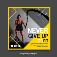 a flyer for a crossfit competition with a woman holding a rope in her hand