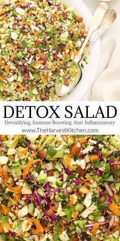 Inflammation Diet Recipes, Detox Salad, Resep Diet, Best Salad Recipes, Detox Recipes, Veggie Dishes, Spaghetti Squash, Healthy Salad Recipes