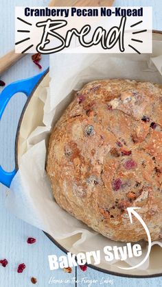 a loaf of bread sitting on top of a pan