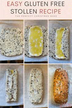 step by step instructions on how to make gluten free stollen recipe