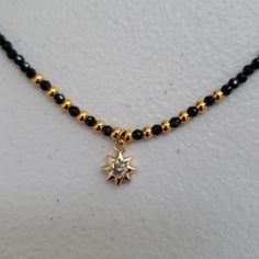 Mangalsutra Designs, Black Beaded Jewelry, Gemstone Beaded Necklace, Gold Jewellery Design, Jewellery Design, Beads Jewelry