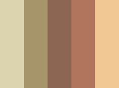 the color palette is brown, beige and tan with neutrals on each one side