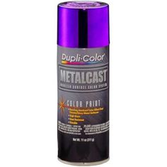 dupli - color metalcast metallic paint in purple, available for all types of surfaces