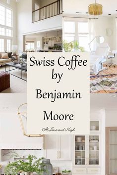 the words swiss coffee by benjamin moore