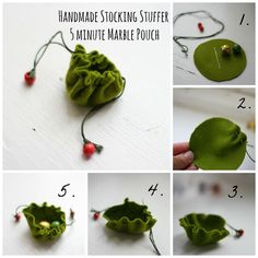 step by step instructions on how to make a handmade stocking stuffer