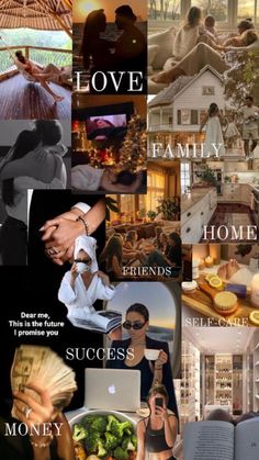 Manifestation Pictures Aesthetic, Money Manifesting Wallpaper, Lifestyle Aesthetic Collage, Love Manifestation Wallpaper, Vision Board Images Pictures, Self Collage, Manifestation Quotes Aesthetic, Relationship Vision Board, Vision Board Themes