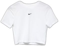 Basic Workout Tops For Sports Season, Nike Athleisure Tops With Letter Print, Sports Tops With Logo Print, Athleisure Workout Top With Logo Print, Nike Crew Neck Sportswear Top, Nike Sportswear Crew Neck Tops, Nike Crew Neck Sports Tops, Nike Athleisure Tops With Logo Print, Nike Sporty Tops With Logo Print