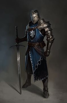 The Knight, Vladimir Buchyk on ArtStation at https://www.artstation.com/artwork/871324