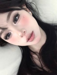 Dark Doyun Makeup, Dark Ulzzang Makeup, Bjd Makeup, Dark Douyin Makeup, Ethereal Makeup, Asian Eye Makeup, Cool Makeup Looks