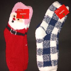 Ladies Fun Christmas Socks 2pk Lot Of 2 Brand Size Color Multi Condition Excellent Christmas. Womens Socks, Fun Socks, Christmas Socks, Fun Christmas, Cool Socks, 2 Colours, Lady In Red, Christmas Fun, Christmas Gift