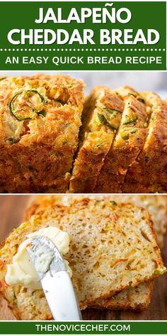 an easy recipe for jalapeno cheddar bread