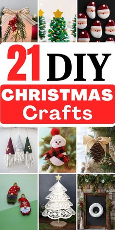 Make some holiday crafts this year. These easy Christmas crafts are great DIY projects to do with kids, or even just by yourself. Find fun and easy holiday crafts to make with your family! Learn how to make christmas crafts and create your own unique DIY Christmas gifts this holiday season! From DIY Christmas ornaments, diy Christmas centerpieces, and DIY Christmas wreaths to diy christmas trees that are super awesome. So don't miss any of these holiday craft ideas. Holiday Craft Ideas, Unique Christmas Gifts Diy, Creative Christmas Crafts, Diy Christmas Crafts, Easy Holidays Crafts, Handmade Christmas Crafts