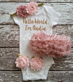 Check out this item in my Etsy shop https://www.etsy.com/listing/258096717/baby-girl-take-home-outfit-newborn-baby Personalized Newborn Outfit, Girl Coming Home Outfit, Outfit Baby Girl, Mint Coral, Personalized Newborn, Girls Coming Home Outfit, Personalized Baby Girl