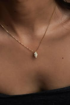 Marquise Diamond Necklace, Italian Chain, White Gold Chains, Luxury Necklace, Classy Jewelry, Jewelry Lookbook, Marquise Diamond, Fine Jewelry Collection, Girly Jewelry