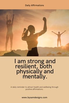 Pin this affirmation to your own inspiration board and revisit and repeat daily. Embrace the power of positive thinking with this daily affirmation. Repeat it to yourself and let it guide you on your journey to a healthier and happier life. 🌟💪 #HealthAffirmation #WellnessJourney #PositiveMindset The Power Of Positive Thinking, Power Of Positive Thinking, Health Affirmations, Happier Life, I Am Strong