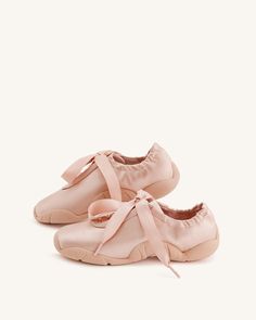 Flavia Ballerina Sneakers - Pink Ballerina Sneakers, Vetements Shoes, Fall Sneakers, Jw Pei, Ballet Fashion, Hype Shoes, Trending Sneakers, Best Sneakers, Sneaker Heels