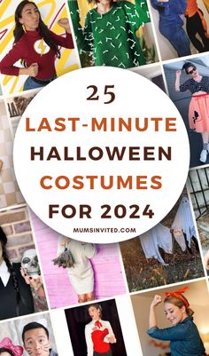 the 25 last - minute halloween costumes for 2014 are so cute and easy to make