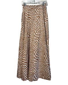 country road brown Chevron Geometric stripe long Maxi skirt Size S  | eBay Striped Maxi Skirts, Striped Maxi, Long Maxi Skirts, Long Maxi, Stripes Pattern, Cotton Fabric, Womens Sizes