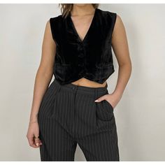 Thanks For Checking Out Our Fabulous Posh Closet!! All Of Our Items Are New With Tags! Never Worn Or Used <3 - Composition: Self: 65% Polyester, 35% Nylon. Lining: 100% Polyester - Description: A Vest So Versatile You Can Mix And Match It With Almost Any Outfit And It Will Feel Brand New Every Time. Self: 65% Polyester, 35% Nylon. Lining: 100% Polyester. A Crushed Velvet Cropped Vest With Cloth Buttons And A V Neckline. Style It By Itself Or Layer It Over Your Favorite Basic Tee. Super Soft Velv Cloth Buttons, Khaki Vest, Brown Faux Fur Vest, Christmas Sweater Vest, Womens Puffer Vest, Shearling Vest, Long Puffer, Sweater Vest Women, Cropped Vest