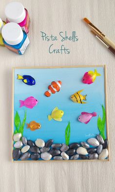 Aquarium Craft, Easy Art For Kids, Instruções Origami, Diy Crafts Paper Flowers, Origami Crafts Diy, Diy Crafts For Kids Easy