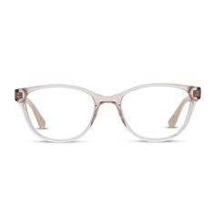 The Libby frame offers a subtle cat eye that is perfect for every face shape, and is available in pink, tortoise, and purple colors. Libby Frame Dimensions (in millimeters: lens, bridge, temple arm) Small : 44-16-125 Large : 47-16-130 Apply your FSA or HSA at checkout. More information on out-of-network claims for your vision insurance here. Glasses For Small Faces, Libby Frame, Glasses For Girls, Libby Glasses, Subtle Cat Eye, Small Faces, Girls With Glasses, Cat Eye Glasses, Optical Glasses