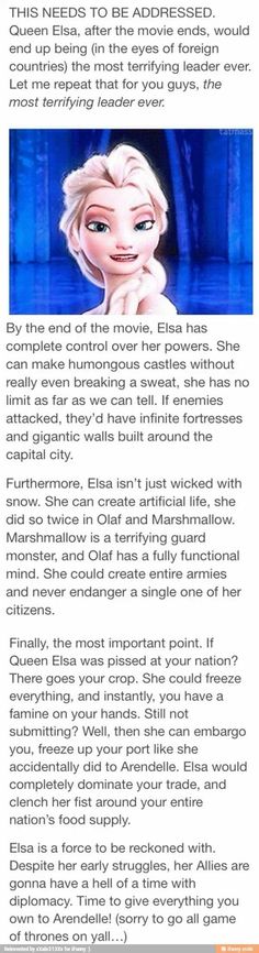 an article about frozen princesses and their names